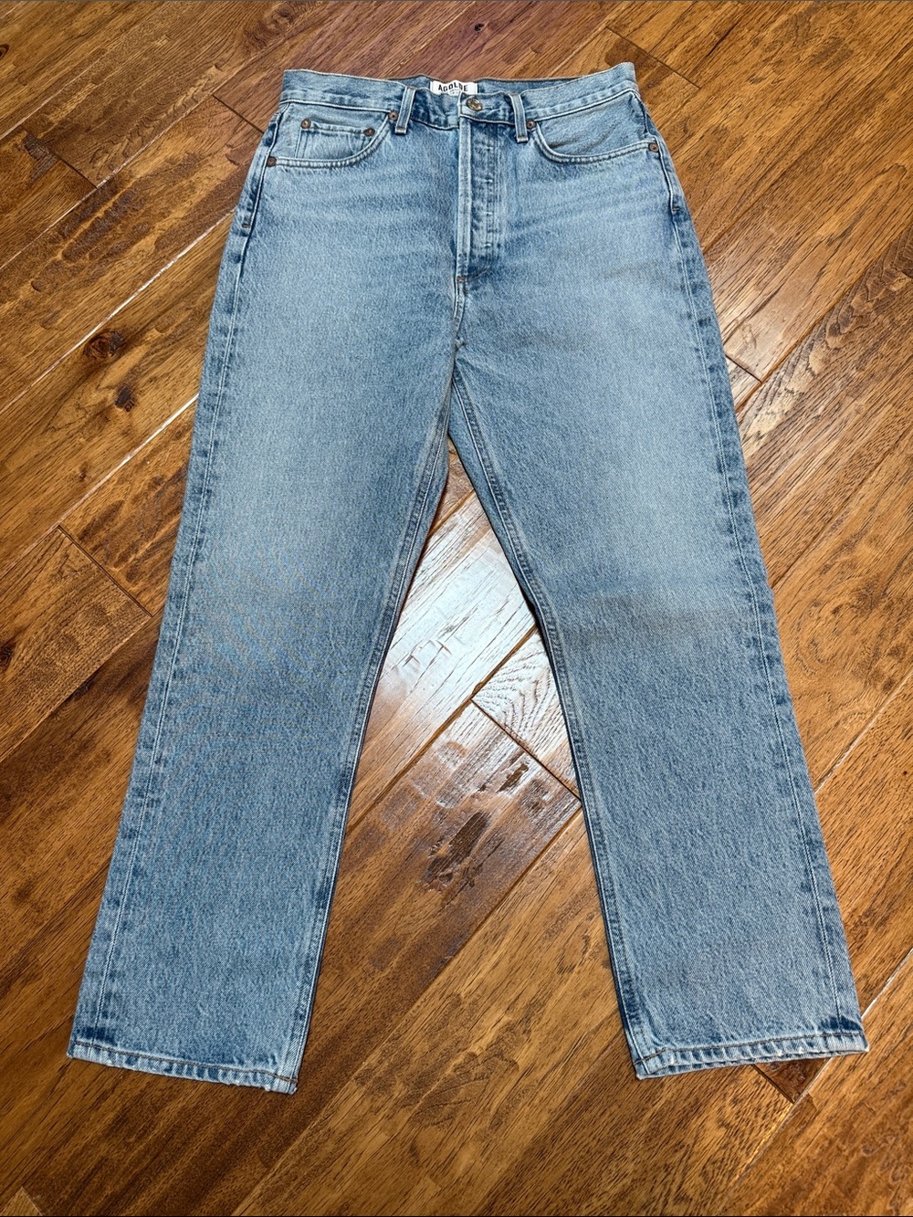 Agolde Riley High Rise Jeans- Renewal - Picture 3 of 4